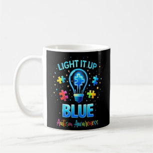 Mach es Blau Autistische Autismus-Bewusstseinsbild Kaffeetasse