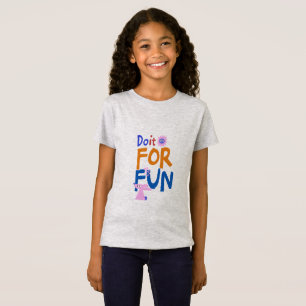 Mach es einfach zum Spaß: Fröhliches Spiel Grafik T-Shirt