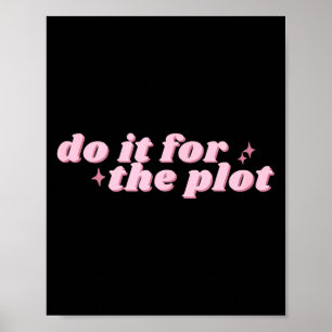 Mach es Plot Buch Leser Poster
