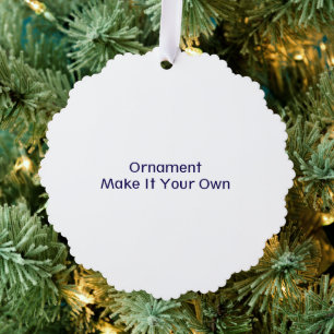 Mach es zu deinem Eigenen Ornament Karte