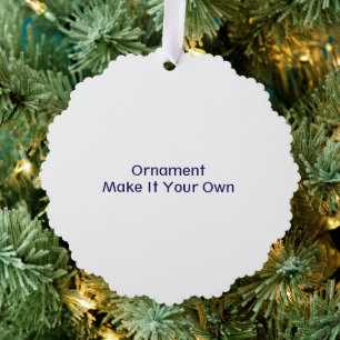 Mach es zu deinem Eigenen Ornament Karte