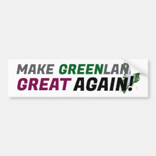 Mach Grönland wieder groß! (GGA) Autoaufkleber