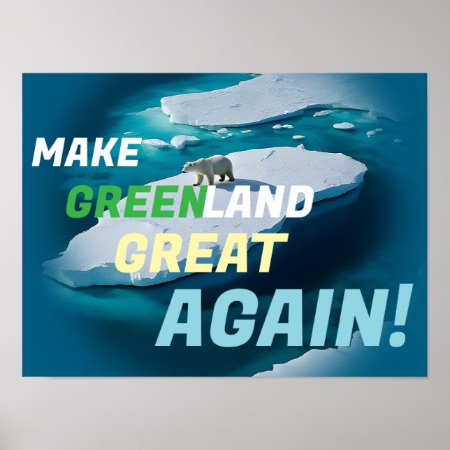 Mach Grönland wieder groß! (GGA) Plakat (Vorne)