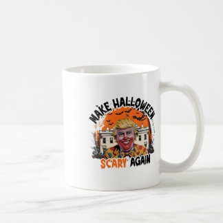 Mach Halloween wieder gruselig Trump Clown Lustig Kaffeetasse