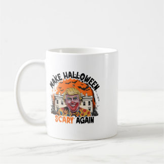 Mach Halloween wieder gruselig Trump Clown Lustig Kaffeetasse