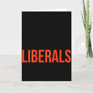 Mach keinen Spaß über Liberale ohne mich Lustiger Karte
