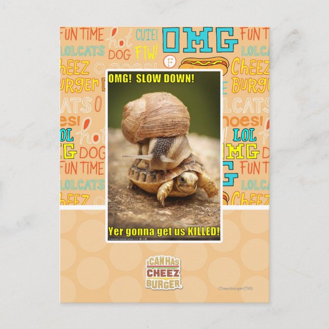 MACH! Langsam! Postkarte (Vorderseite)