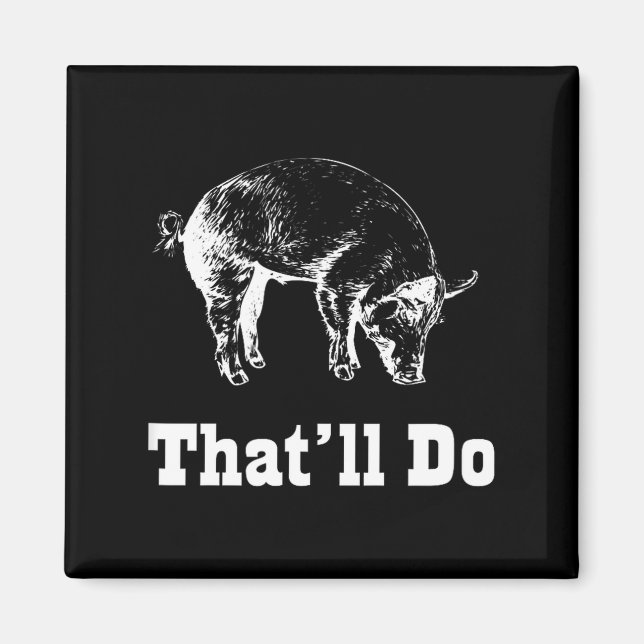 Mach lustig, das wird ein Schwein Magnet (Vorne)