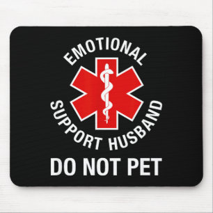 Mach lustig, nicht streicheln emotional unterstütz mousepad