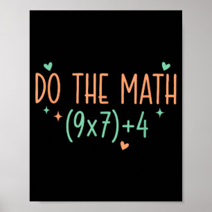 Mach Mathe 67 Meme Sechs Sieben Poster