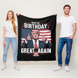 Mach meinen Geburtstag wieder großartig, lustiger Fleecedecke