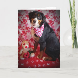 MACH MICH "GLÜCKLICH" UND SAG, DASS DU MEIN VALENT FEIERTAGSKARTE