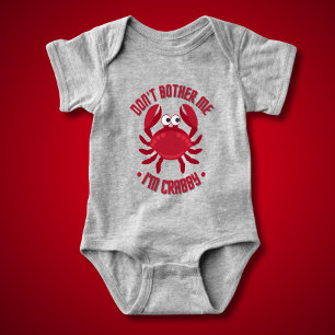 Mach mir nichts aus, ich bin Crabby Baby Strampler