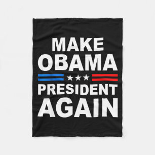 Mach Obama wieder zum Präsidenten Obama für Präsid Fleecedecke