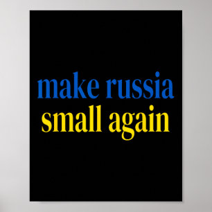 Mach Russland wieder klein Ruhm der Ukraine Slava Poster