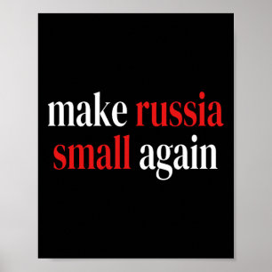 Mach Russland wieder klein Ruhm der Ukraine Slava  Poster