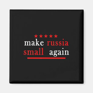 Mach Russland wieder klein Unterstütze die Ukraine Magnet