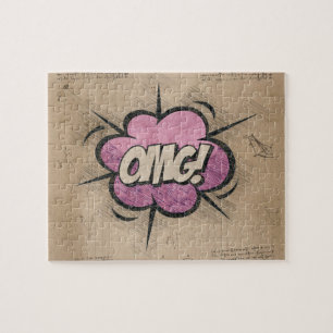 MACH! Vintages Comic Buch Steampunk Pop Kunst Puzzle