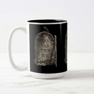 Mach was du willst zweifarbige tasse