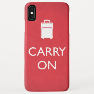MACH WEITER - Gepäck - Lustiges Rot Case-Mate iPhone Hülle