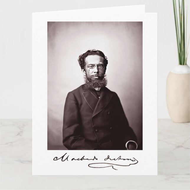 Machado de Assis Card Karte (Vorderseite)