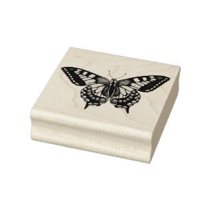 Machaon Frack-Schmetterlings-Gummi-Briefmarke Gummistempel