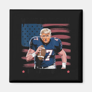 Mache American Football wieder groß Trump USA-Flag Magnet