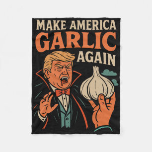 Mache Amerika wieder Knoblauch Fleecedecke