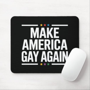 Mache Amerika wieder schwul Lustiger schwuler Prid Mousepad