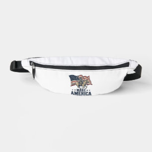 Mache Amerika wieder zum Cowboy Patriotischer West Bauchtasche