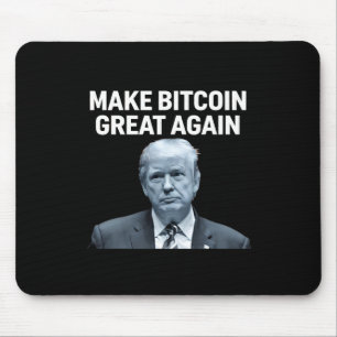 Mache Bitcoin wieder großartig lustiger Trump Bitc Mousepad