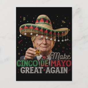 Mache Cinco de Mayo wieder großartig - Frauen Trum Postkarte