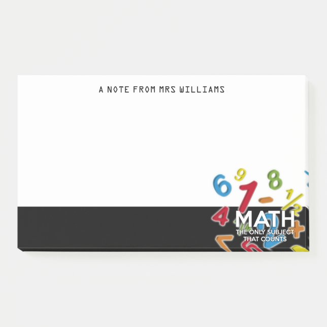 Mache das einzige Thema, das zählt Post-it Klebezettel (Vorderseite)