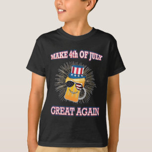 Mache den 4. Juli wieder groß Trump Onkel Sam US F T-Shirt