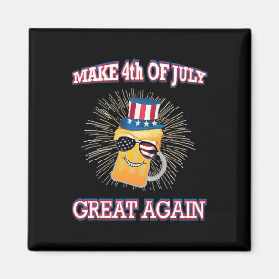 Mache den 4. Juli wieder großartig Trump Onkel Sam Magnet