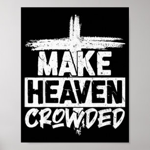 Mache den Himmel voller Kreuz - Minimalistisches C Poster