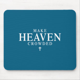 Mache den Himmel voller Retro-patriotischer christ Mousepad