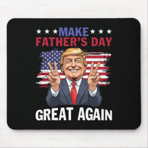 Mache den Vatertag wieder großartig Trump Patrioti Mousepad