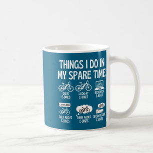 Mache E-Bike-Liebhaber-Dinge übrig Kaffeetasse