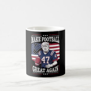 Mache Football wieder groß, Vintage-USA-Flagge Tru Kaffeetasse