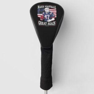 Mache Football wieder groß, wieder vintage USA-Fla Golf Headcover