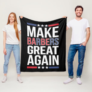 Mache Friseure wieder großartig Friseure für Trump Fleecedecke