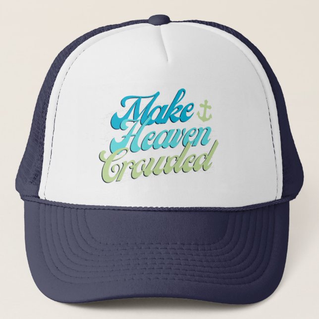 Mache Heaven Crowding Trucker Hat Truckerkappe (Vorderseite)