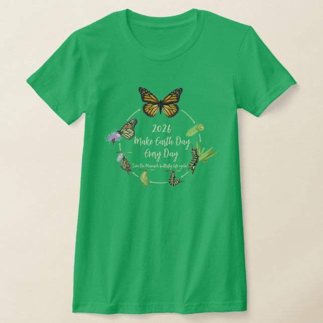 Mache jeden Tag zum Tag der Erde 2026 T-Shirt (Ablage )