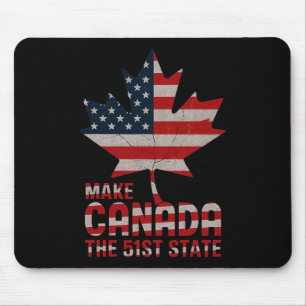 Mache Kanada zum 51. US-Bundesstaat Amerikanische Mousepad