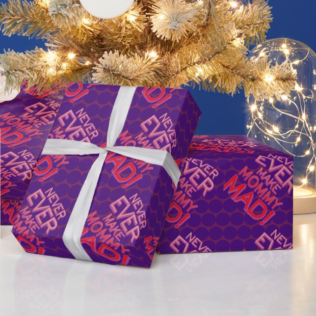 Mache Mama nie zu Tode! Spots Geschenkpapier (Feiertage)