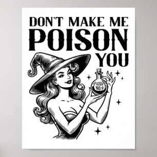 Mache mir kein Gift, dass du zu Halloween-Party-Co Poster