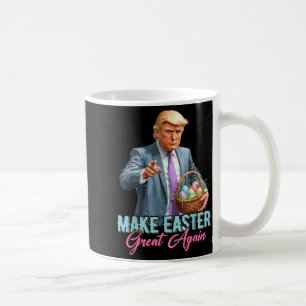 Mache Ostern wieder großartig, lustiger Trump Früh Kaffeetasse