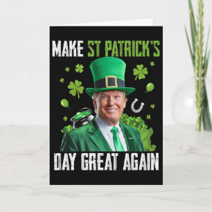 Mache St Patricks Day wieder großartig, lustiger T Karte
