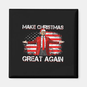 Mache Weihnachten wieder großartig Santa Lustig Tr Magnet